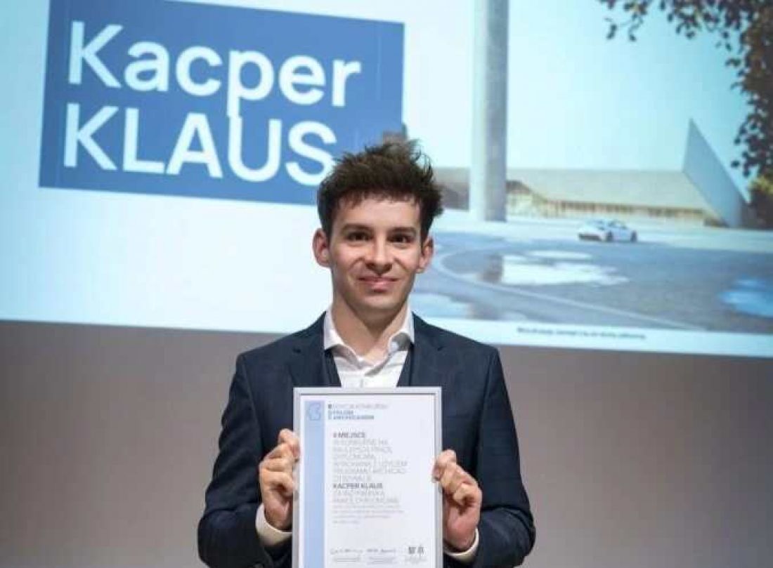 Dyplomy inżynierskie, II nagroda – Kacper Klaus
