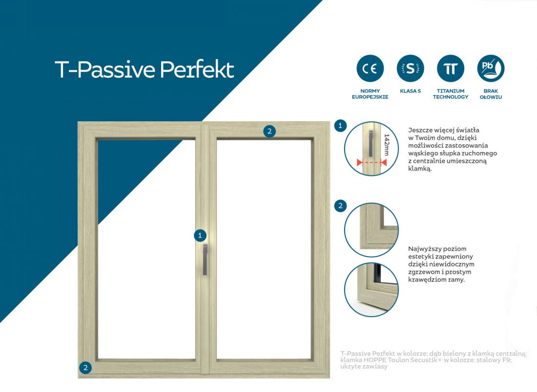 Okno T-Passive Perfekt - specyfikacja