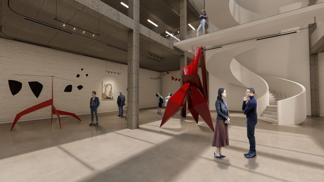 Przestrzeń ekspozycyjna Centrum artystycznego