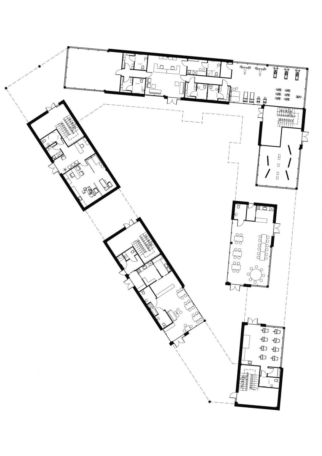 Projekt
Living-hub w Londynie, rzut parteru