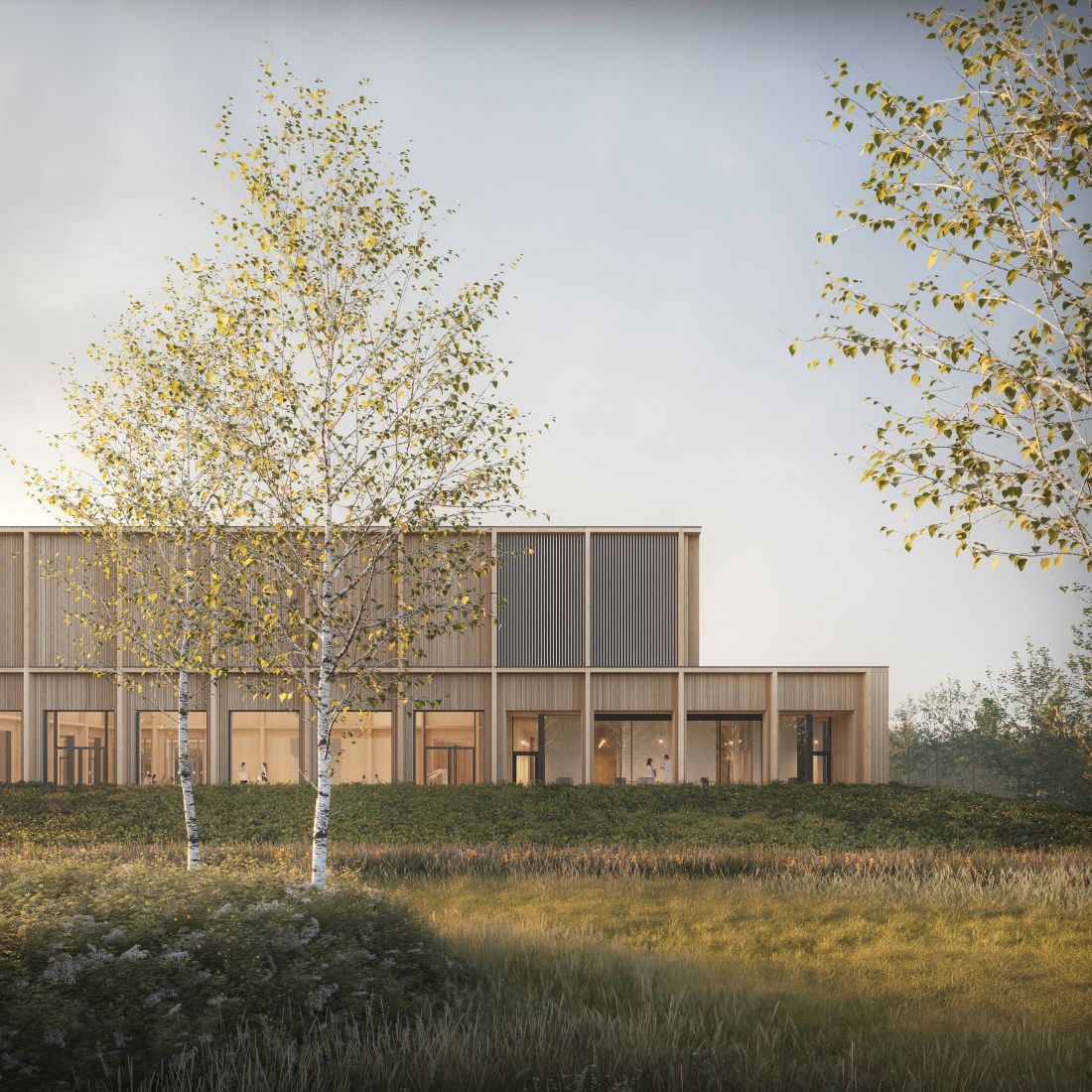 drewno tworzy całą jakość tej architektury