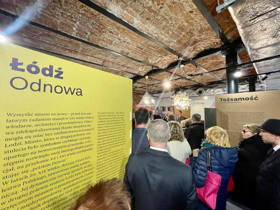 Wernisaż wystawy w Łodzi