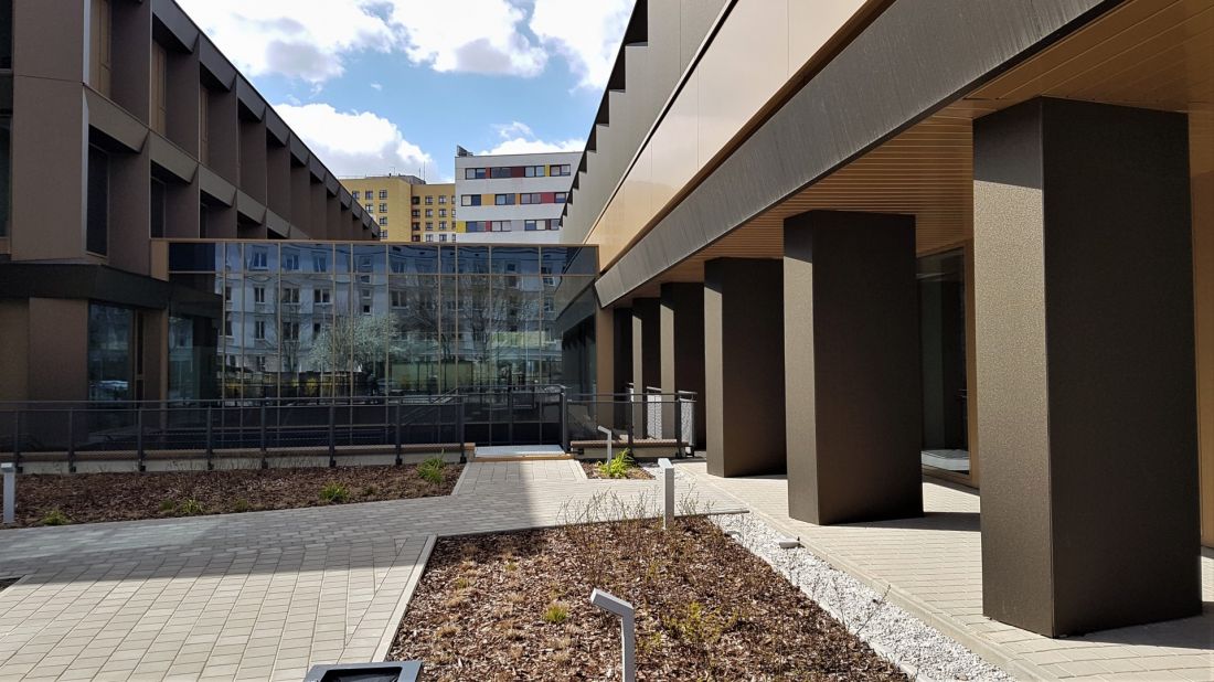 collegium Pharmaceuticum, patio, DS Karolek