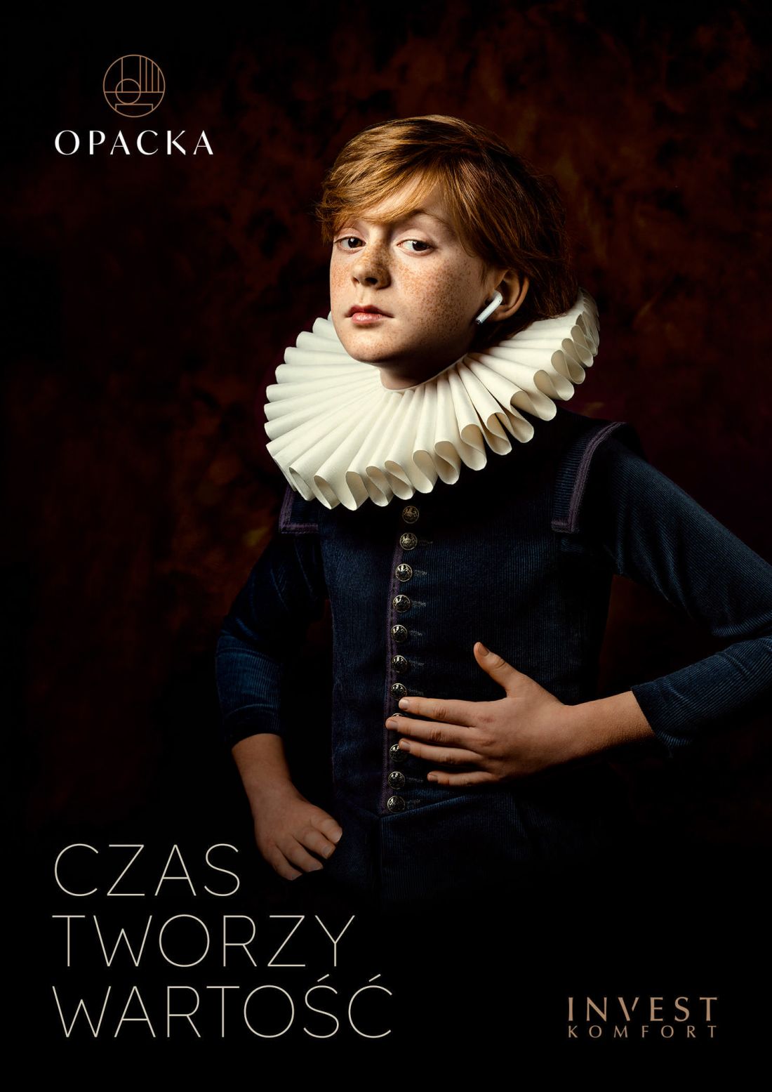 Portret chłopca – kampania „Czas tworzy wartość”