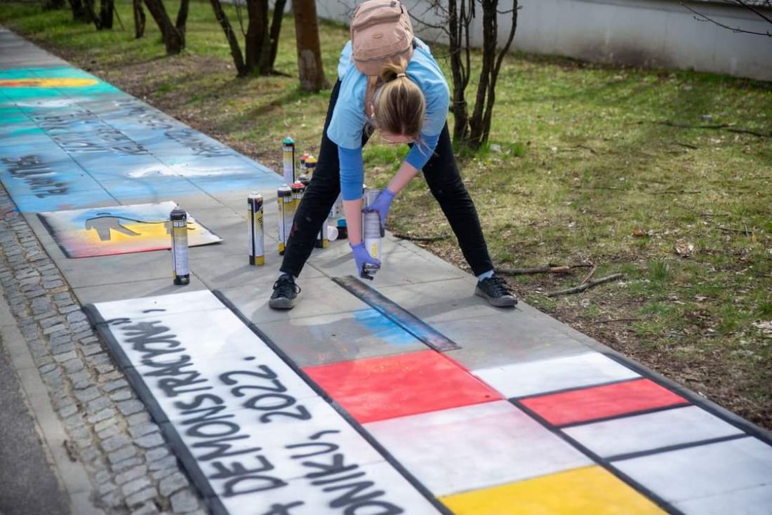 Uliczna galeria sztuki