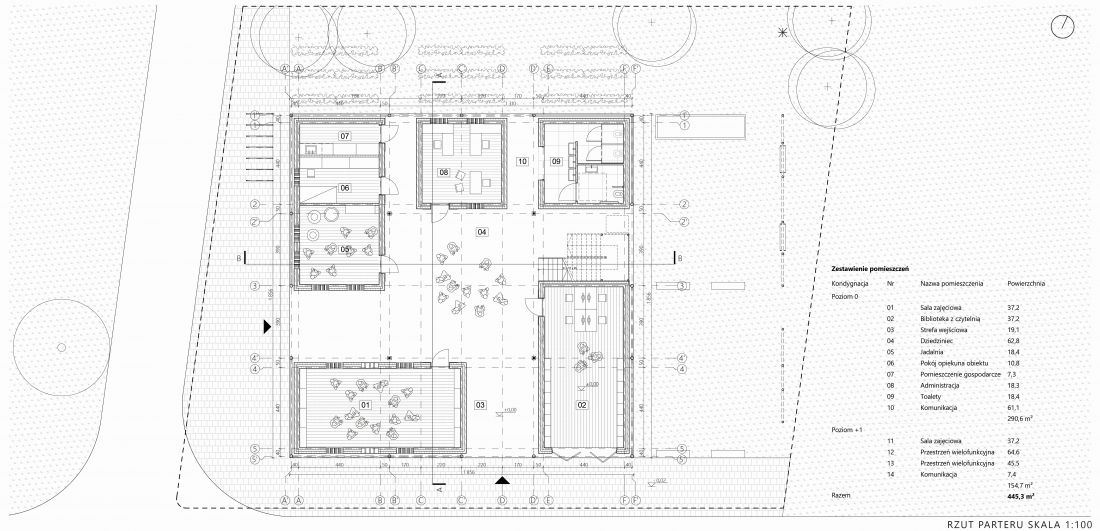  Projekt Rural
Bookmark, rzut parteru