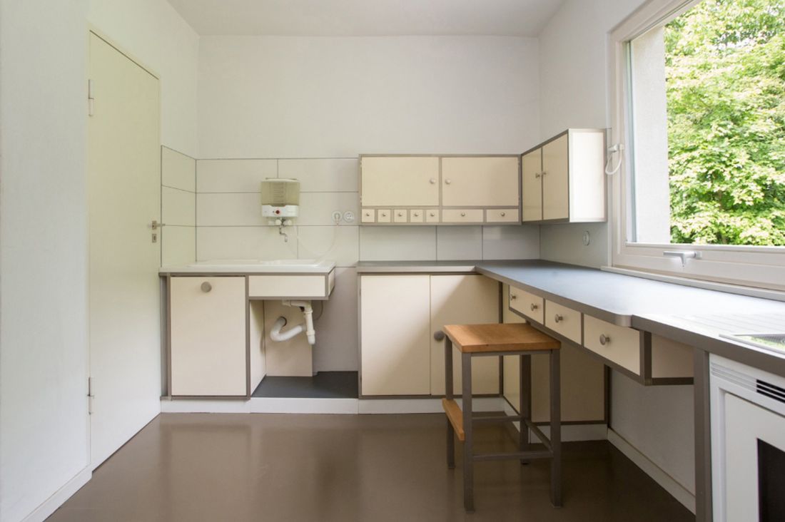 Wnętrze domu mieszkalnego (Haus am Horn) w Weimarze
