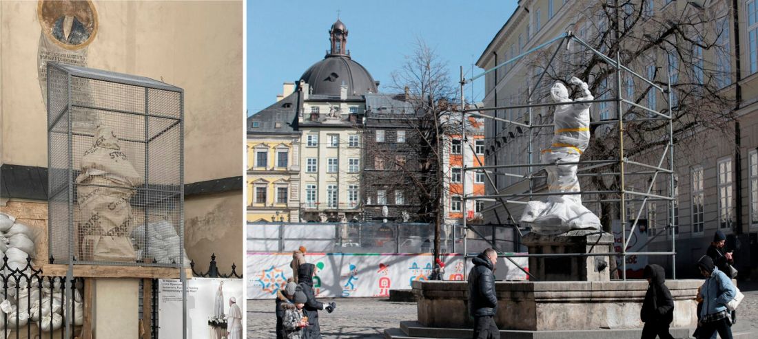 Ukraińcy osłaniają swoje zabytki
