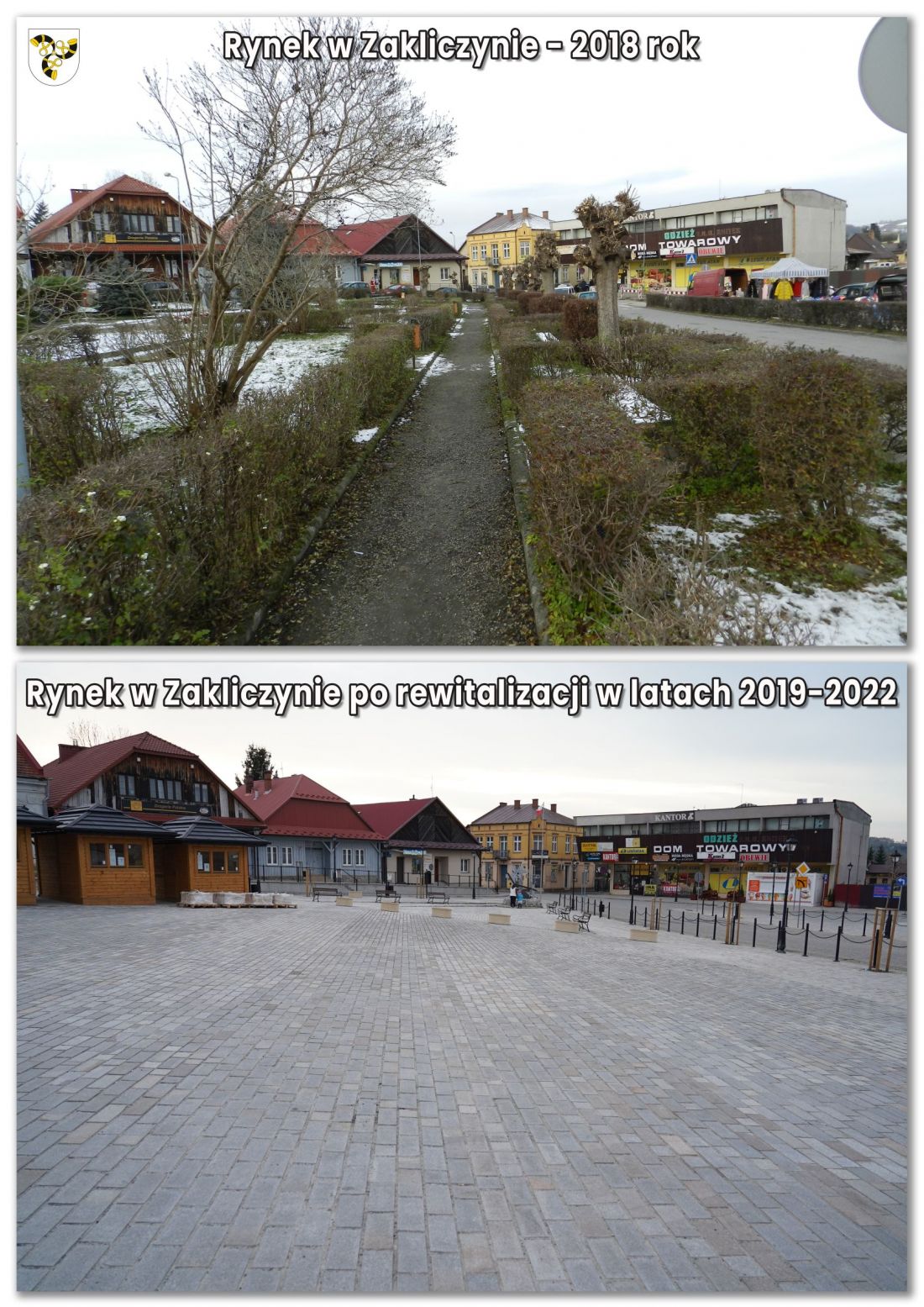 zieleń na rynku z pewnością wymagała poprawy infrastruktury, ale nie zupełnej likwidacji