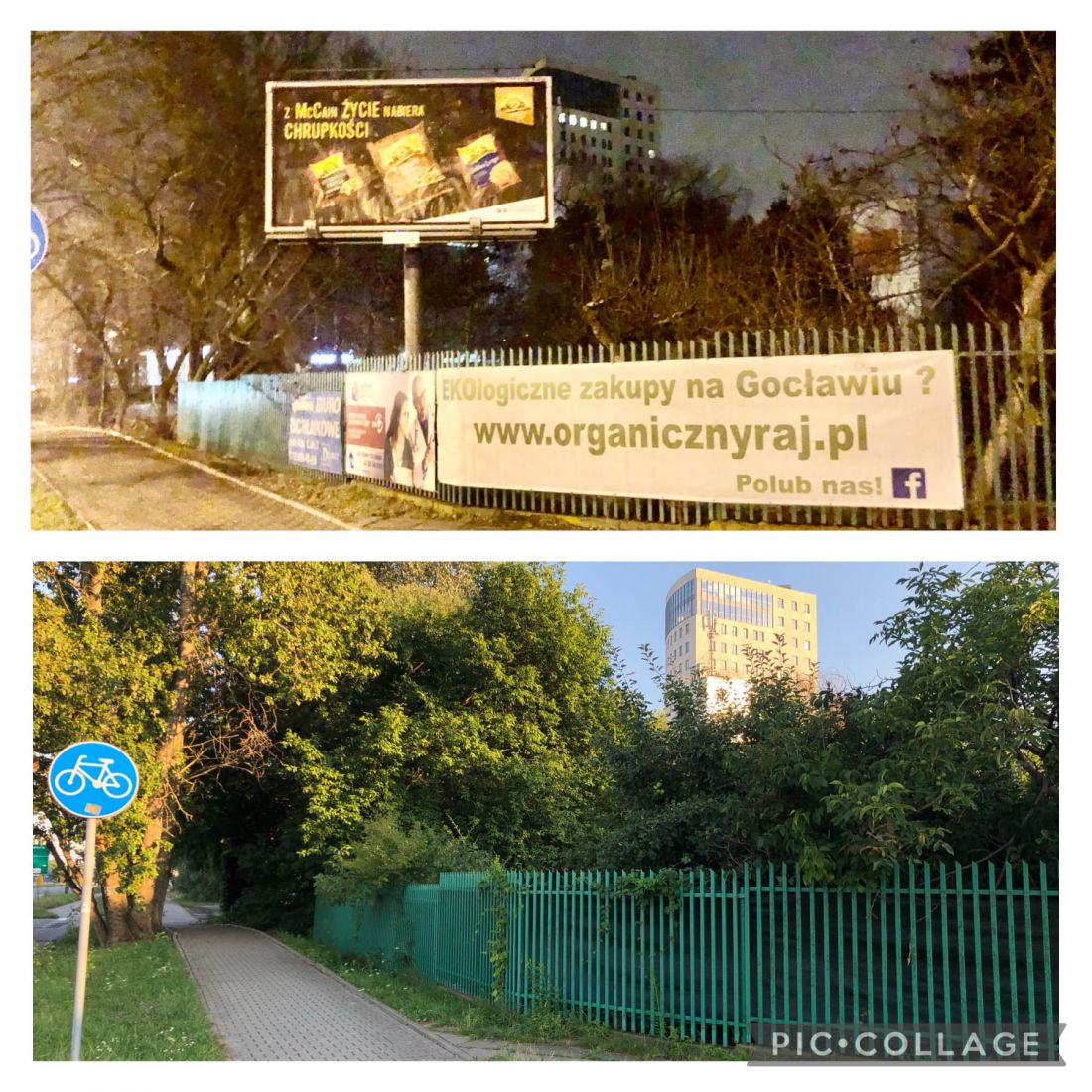 zlikwidowane reklamy po działaniu aktywistów