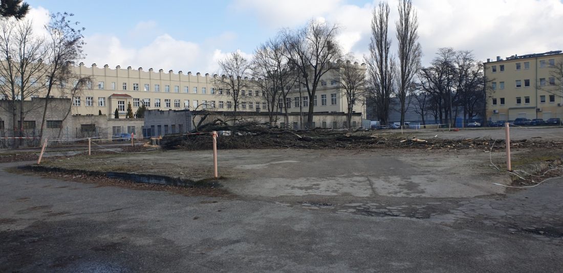 Śniadeckich Fundusz stan przed budową