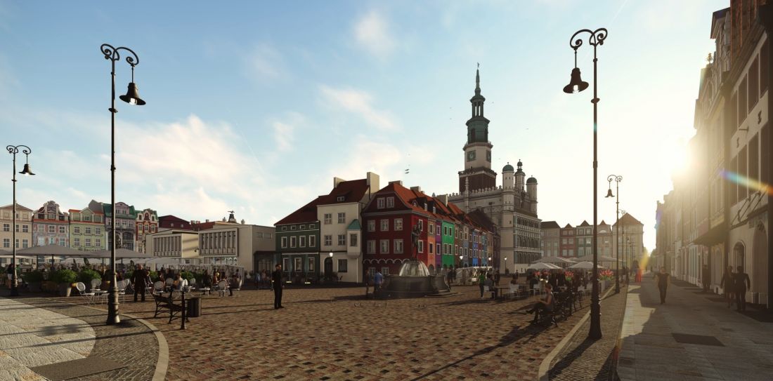 Stary Rynek Poznań przebudowa Ratusz 2022