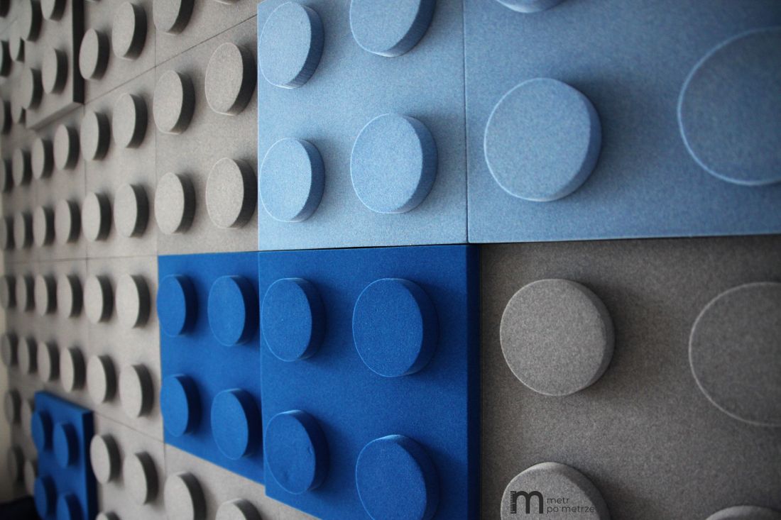 Pokój z motywem klocków Lego