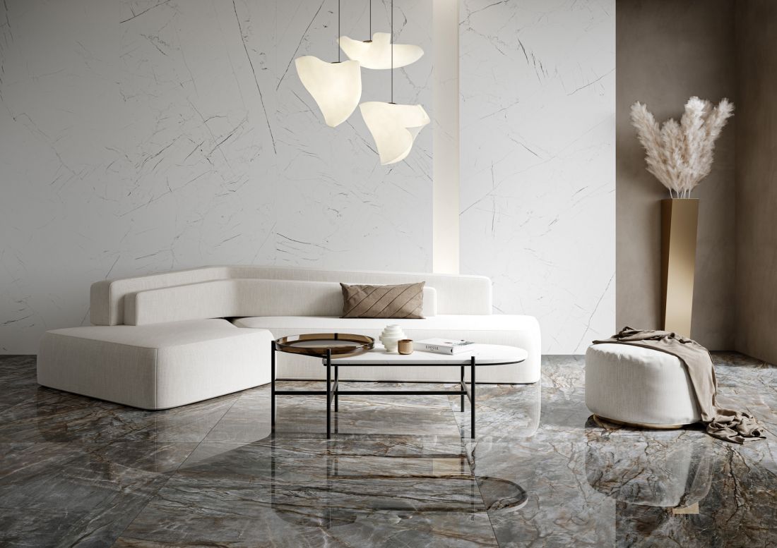 Brazilian Quartzite, Marmo Thasos
