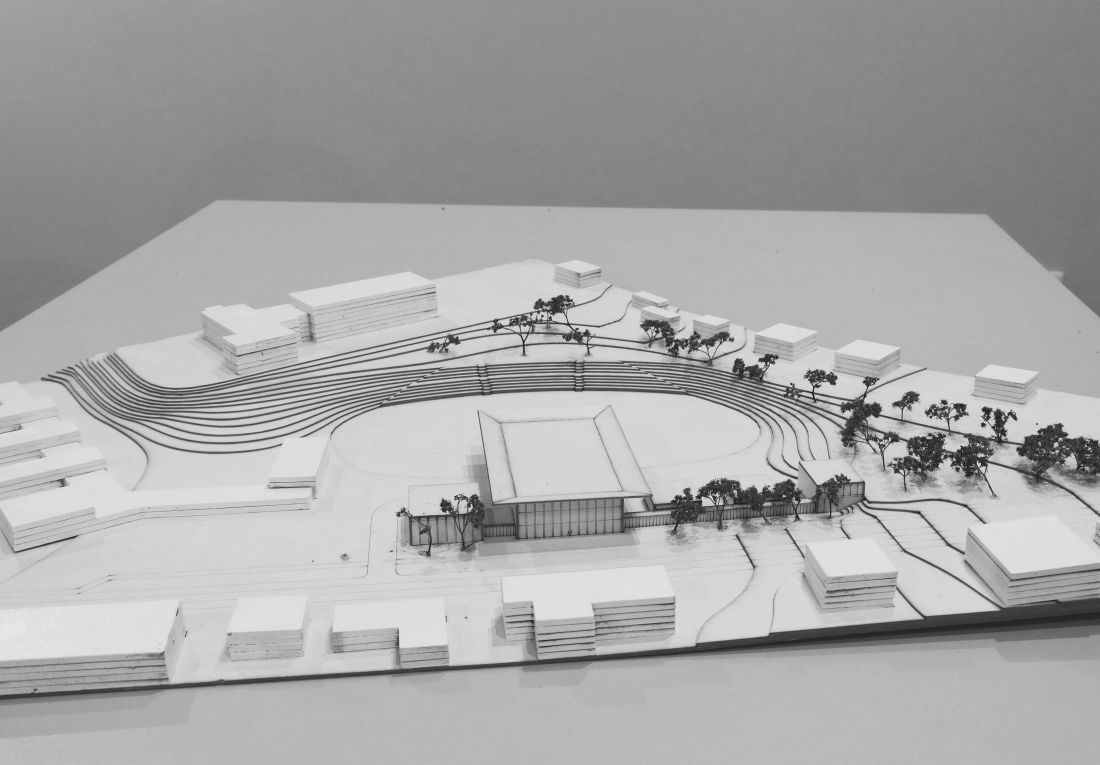 Projekt domu kultury w Grójcu, makieta