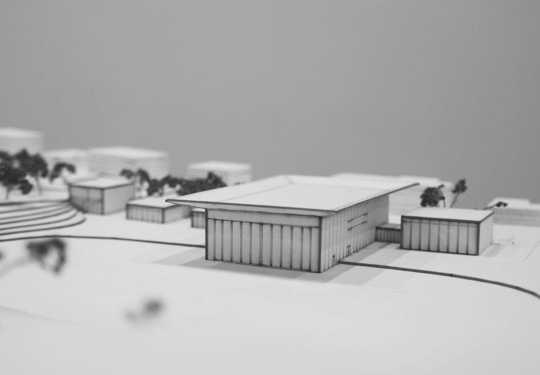 Projekt domu kultury w Grójcu, detal makiety