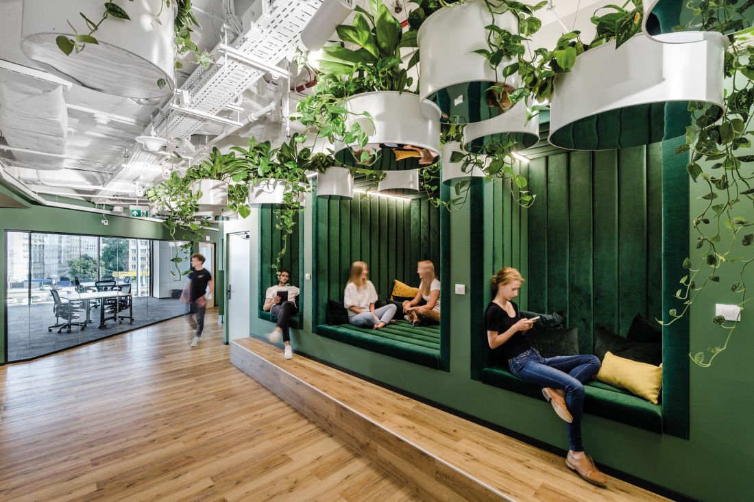 CIC Warsaw, część zielona, proj.: Workplace