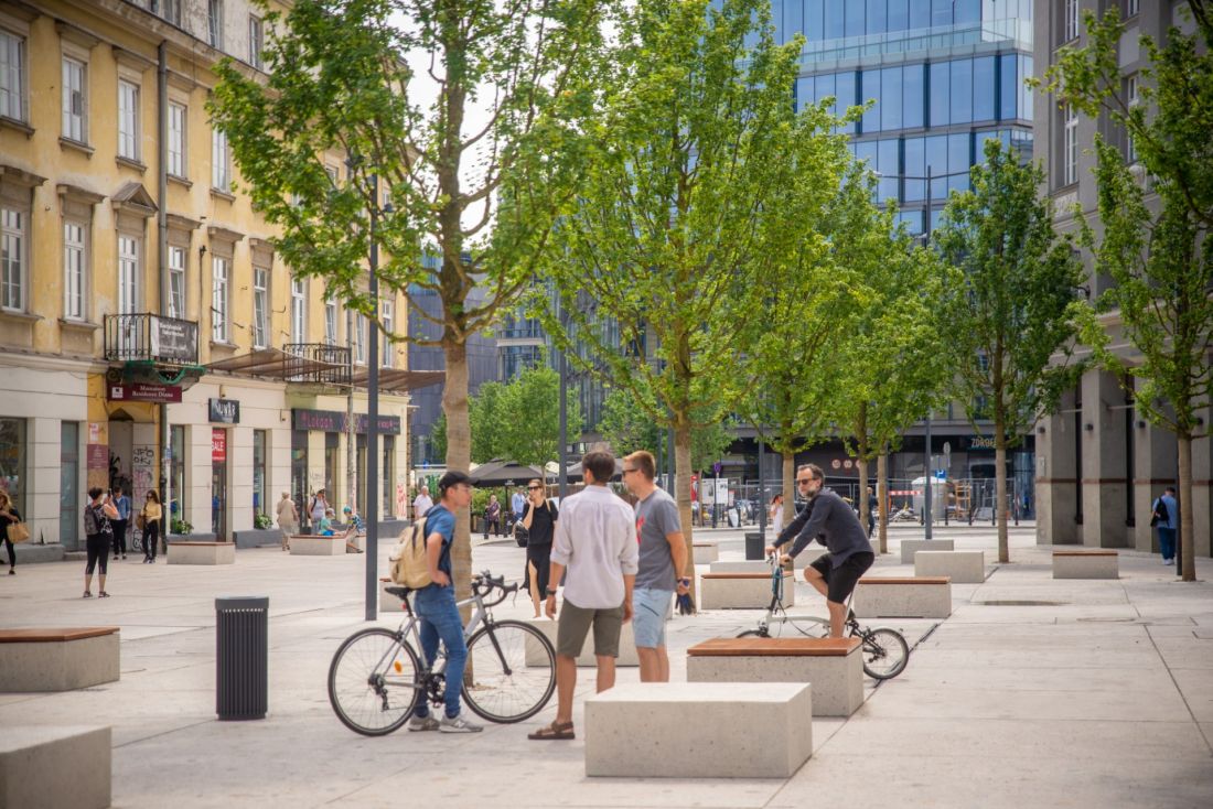 plac pięciu rogów widok bracka dom jabłkowskich