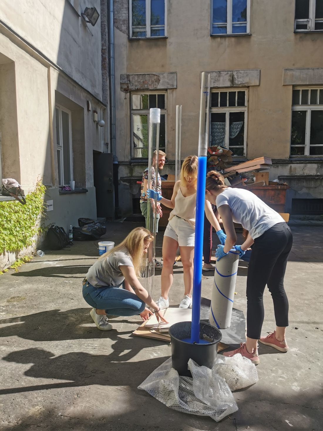  Instalacja Wodny Azyl, prototypowanie