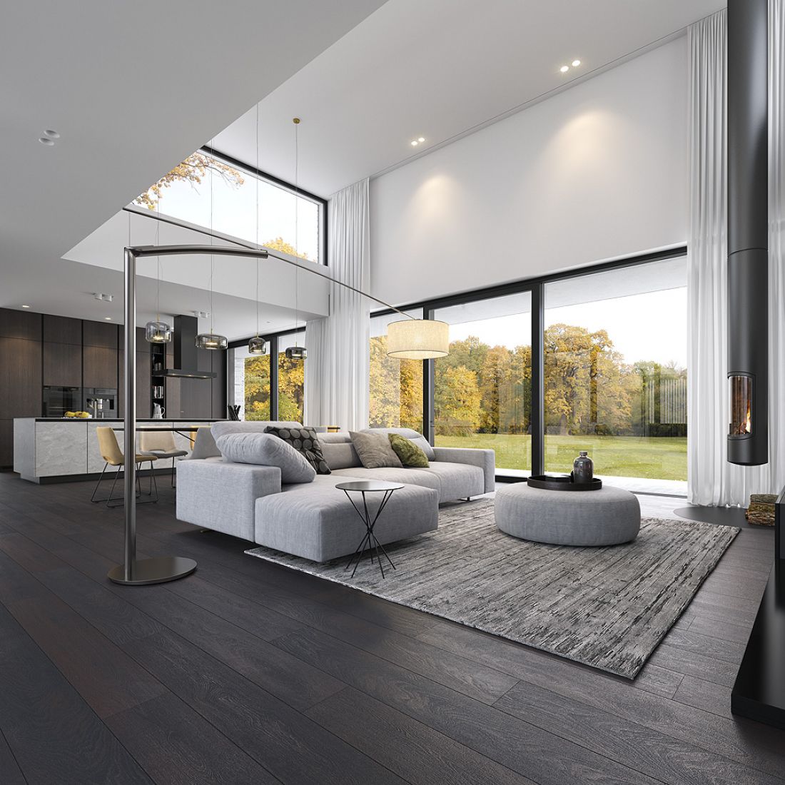 Dom z patio 1 - salon