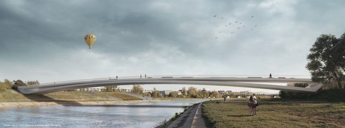 Projekt kładki Berdychowskiej w Poznaniu