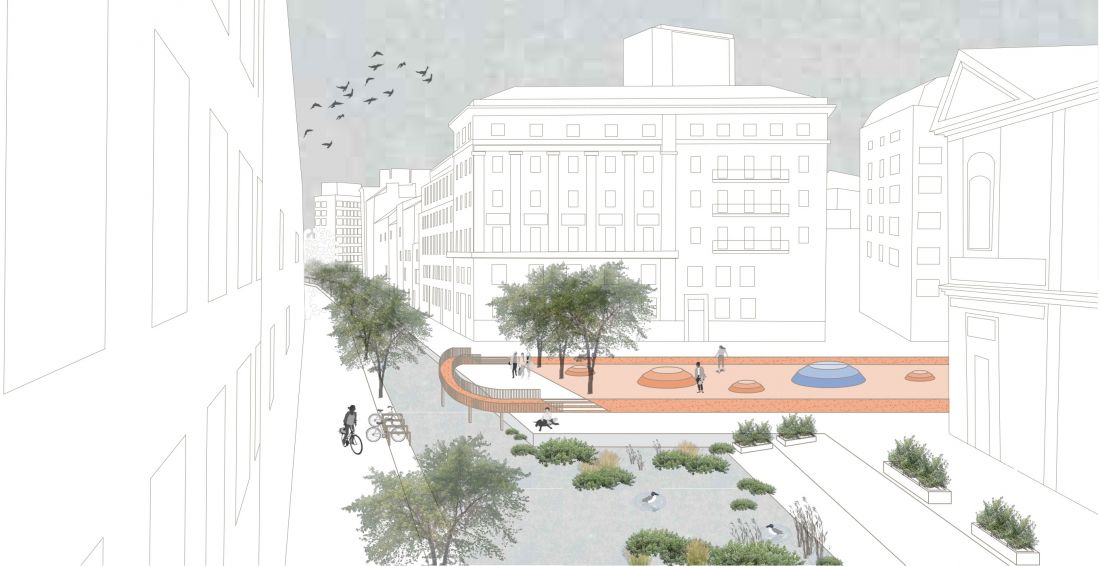 Projekt Water Belt Of Milan, przestrzeń miejska