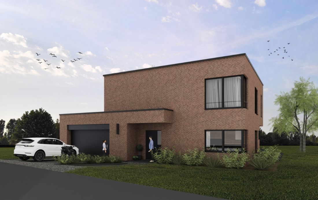 Projekt domu z cegły w Mikołowie