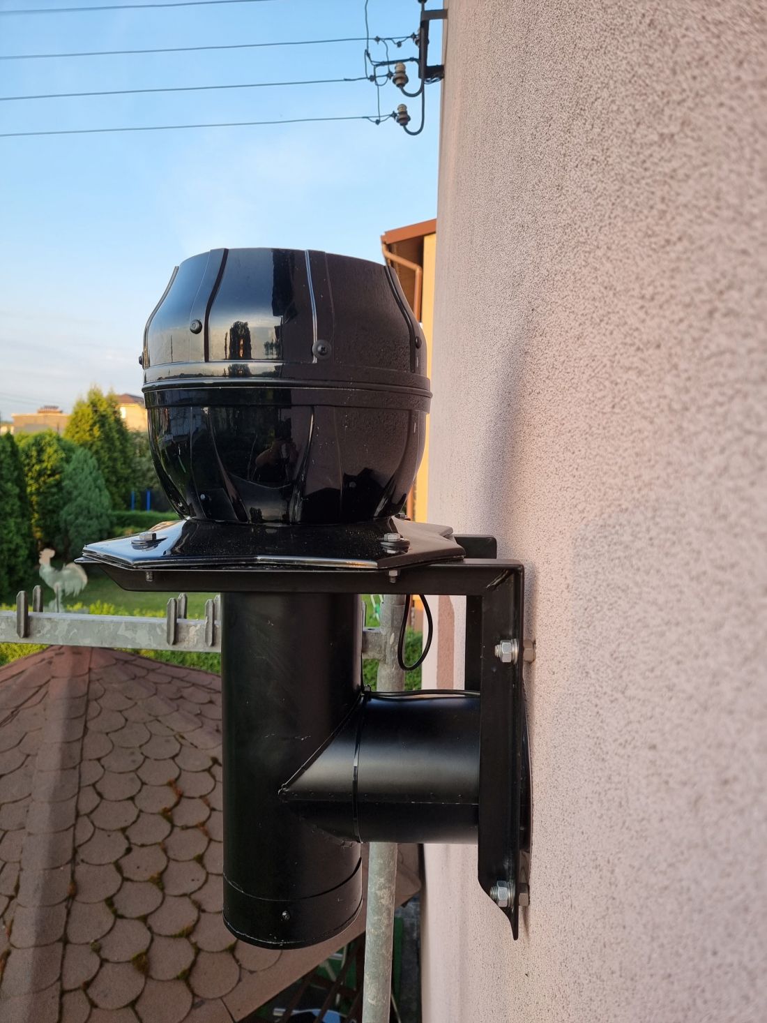 Wentylator dachowy Vero-150, cicha praca okapów kuchennych