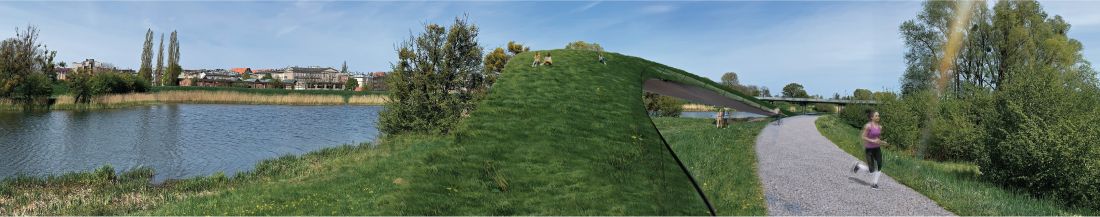 Widok panoramiczny na pawilon