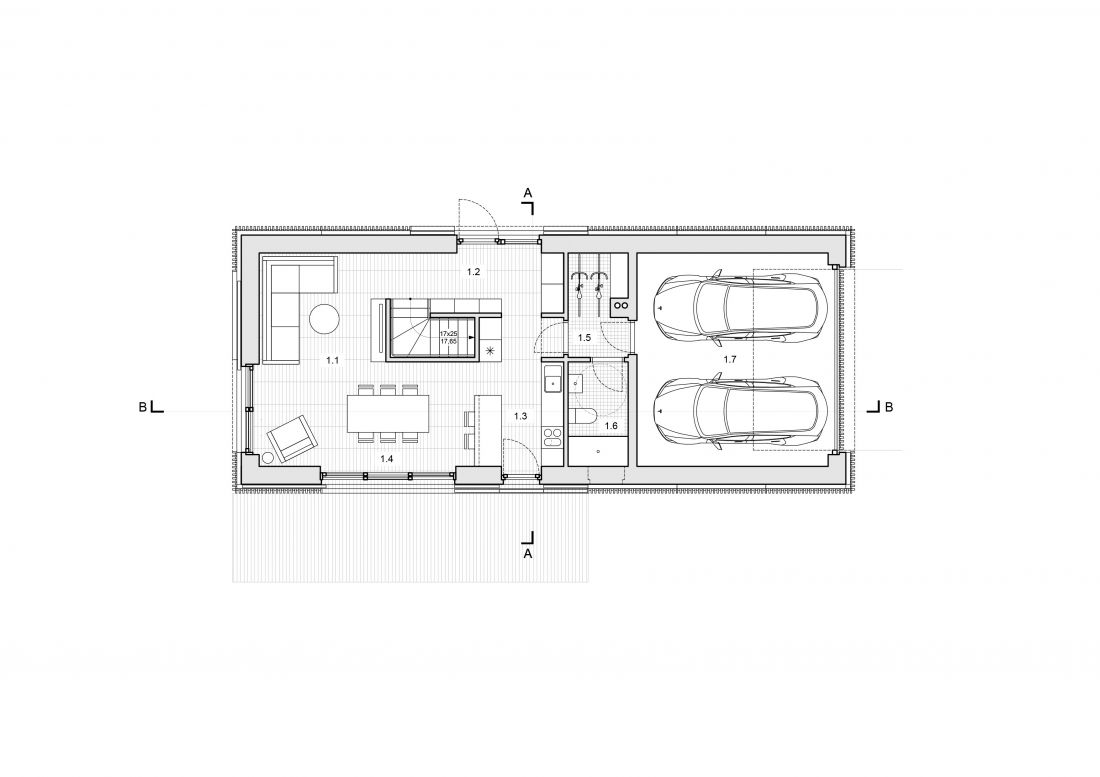 Design of an atmospherically neutral house inspired by the traditional architecture of the Mazovian province