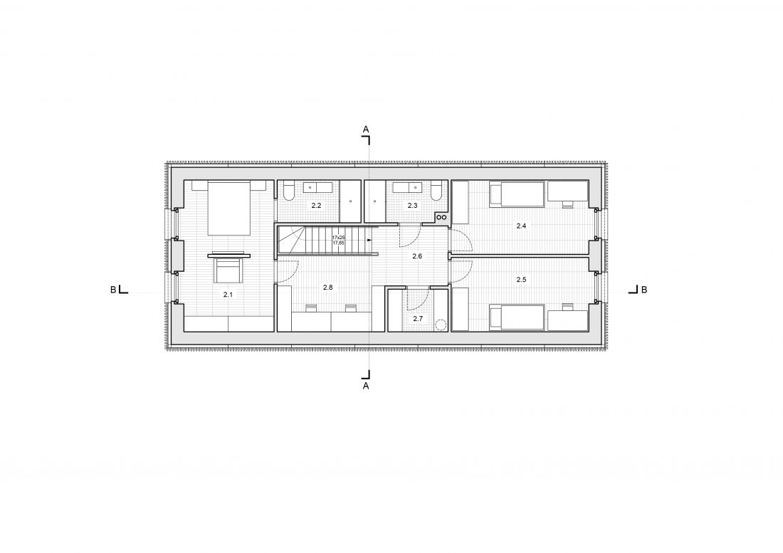 Design of an atmospherically neutral house inspired by the traditional architecture of the Mazovian province