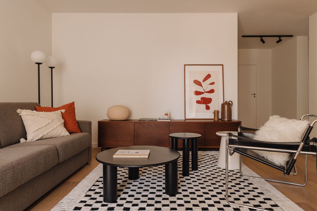The living area is conducive to relaxation