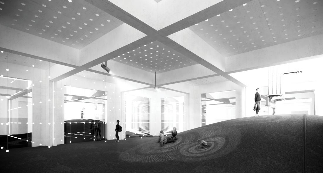 konkurs na Centrum Literatury i Języka Polskiego „Planeta Lem” | I Nagroda, proj.: JEMS Architekci