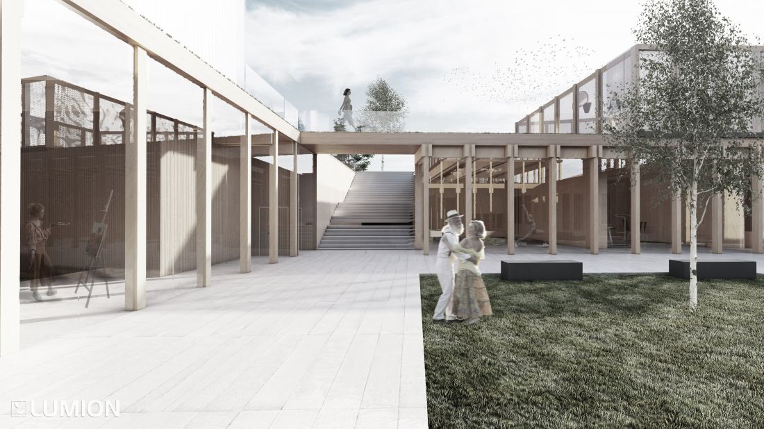 Projekt Community HUB, atrium