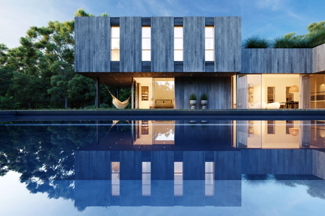Projekt domu jednorodzinnego w Hamptons