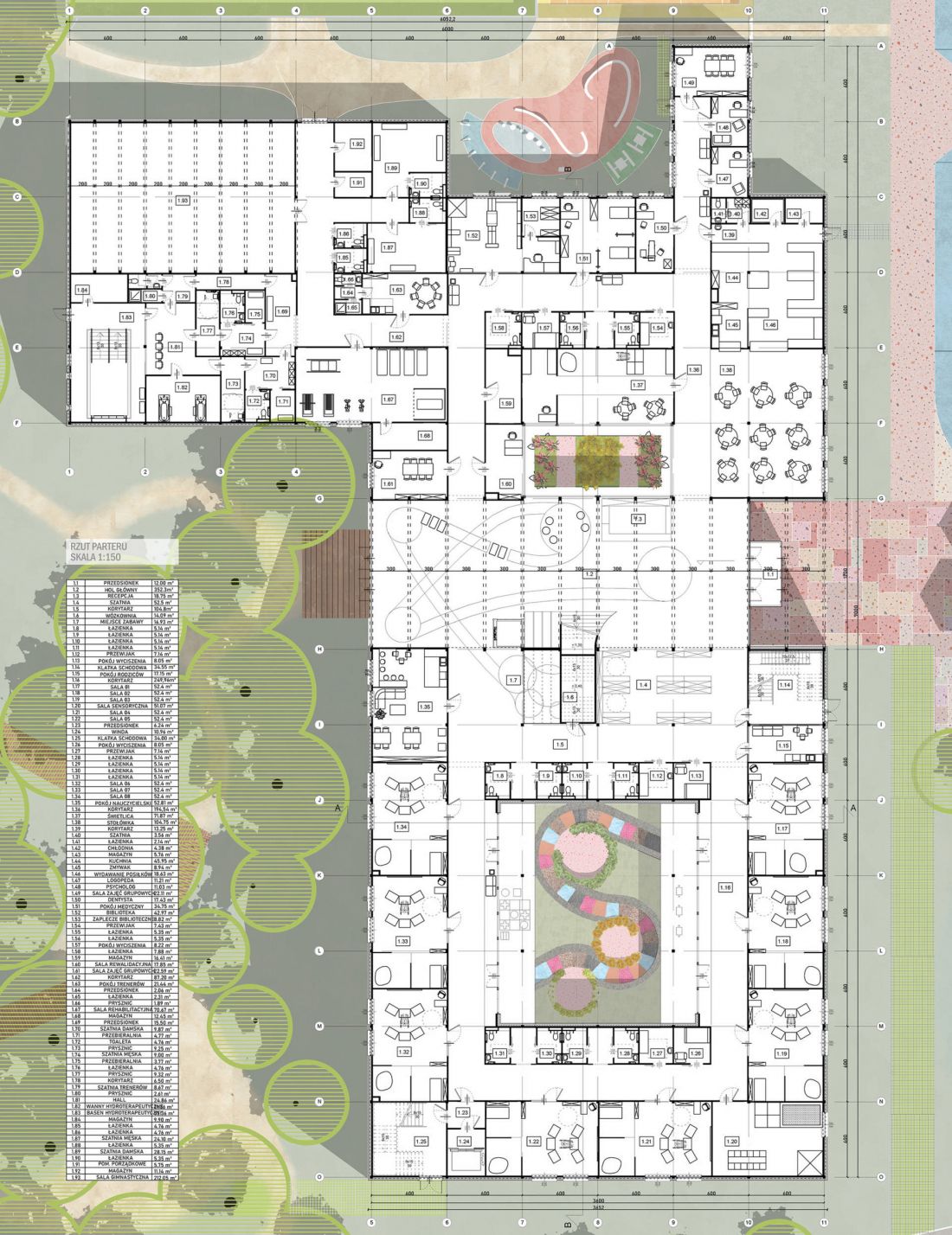 rzut parteru