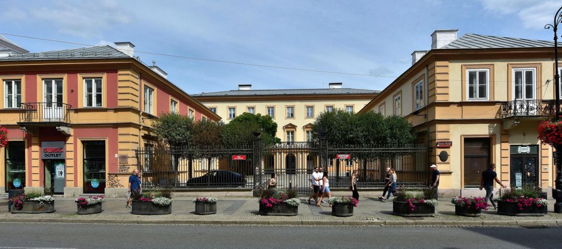 Warszawa - pałac Branickich przy Nowym Świecie, 2019