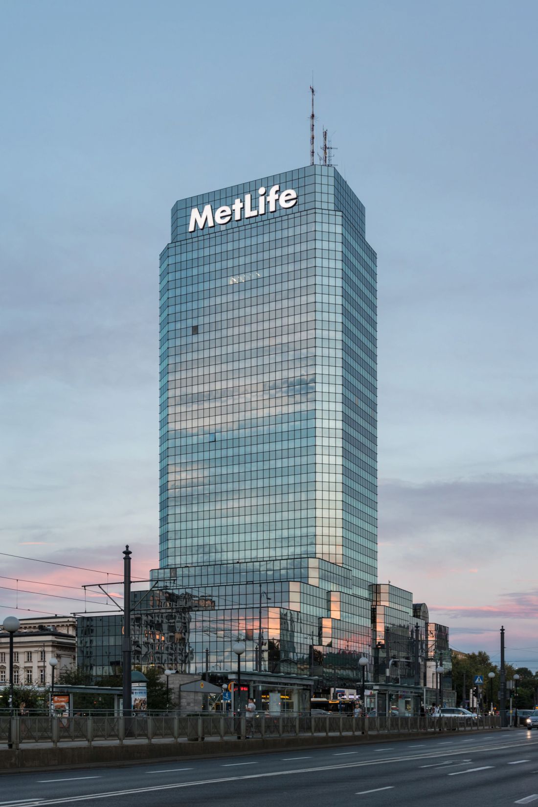 Warszawa - Błękitny Wieżowiec