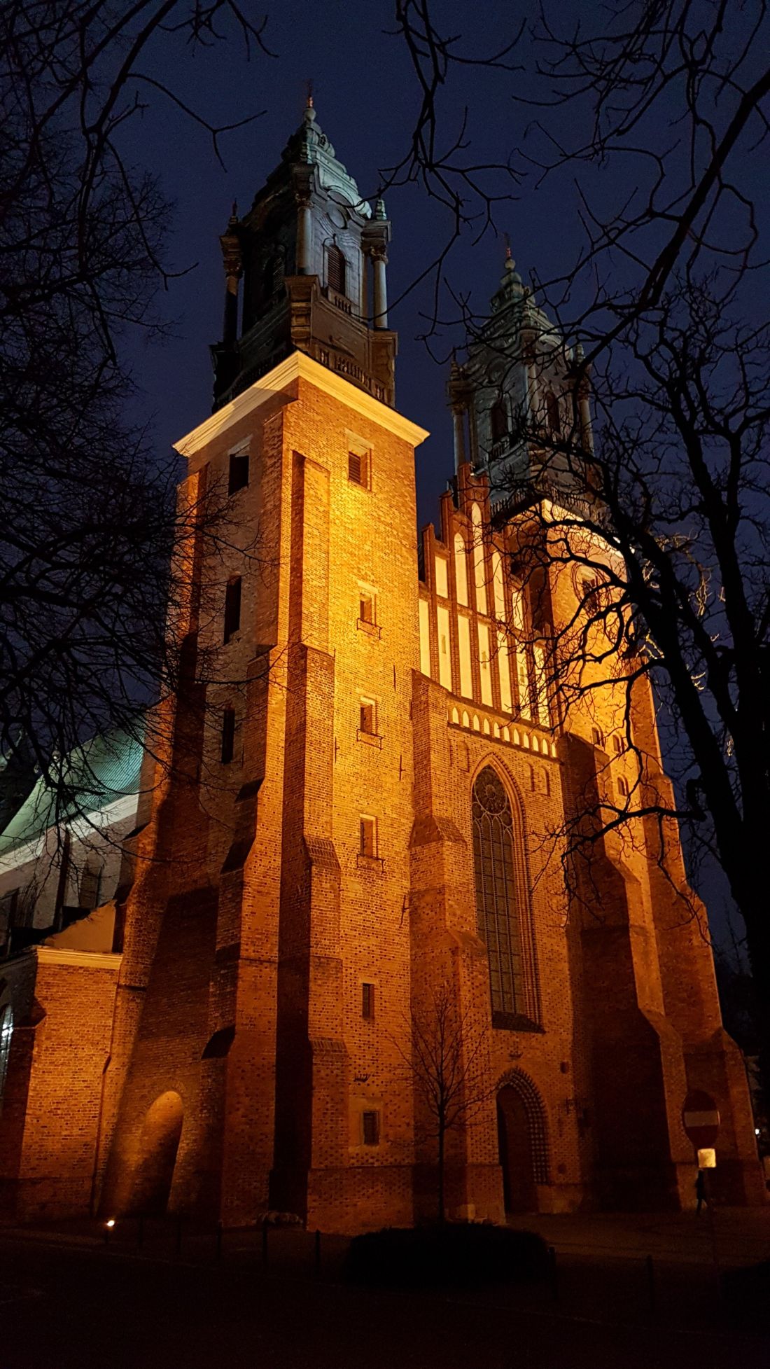 iluminacja katedra poznań