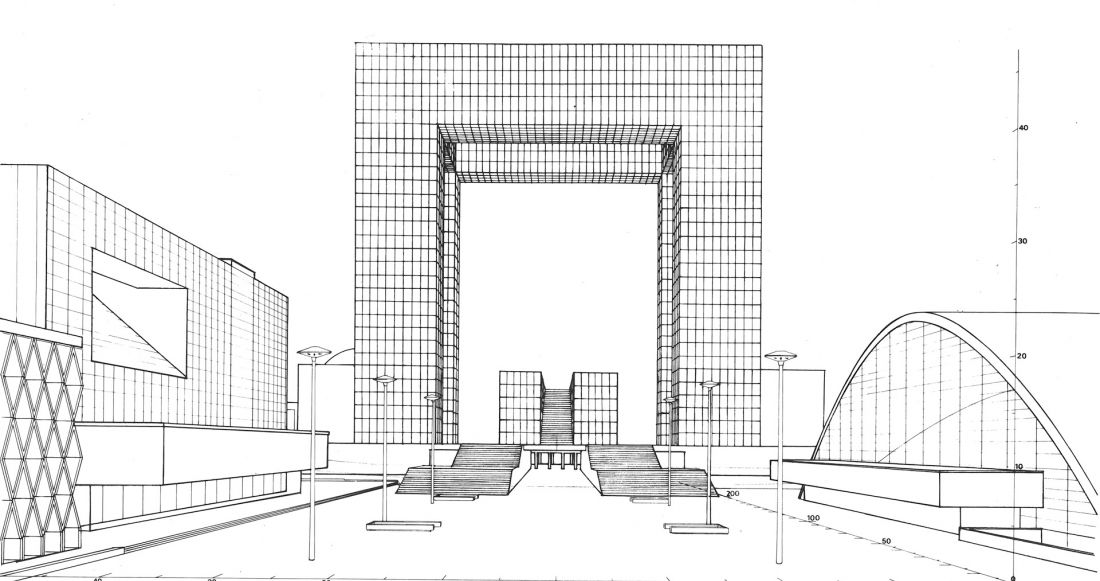 Grande Arche de la Fraternité, La Défense w Paryżu — Wielki Łuk Braterstwa, Konkurs UIA