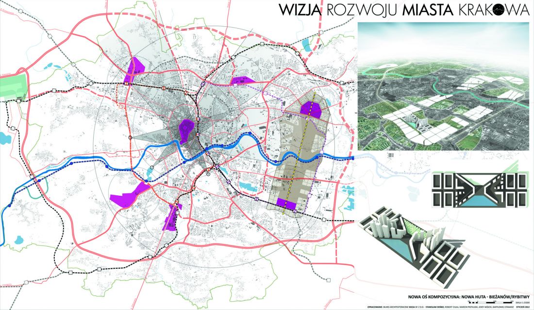 Wizja Rozwoju Miasta Krakowa: Miasto Policentryczne Zwarte Koncepcja studium kierunków rozwoju Miasta Krakowa