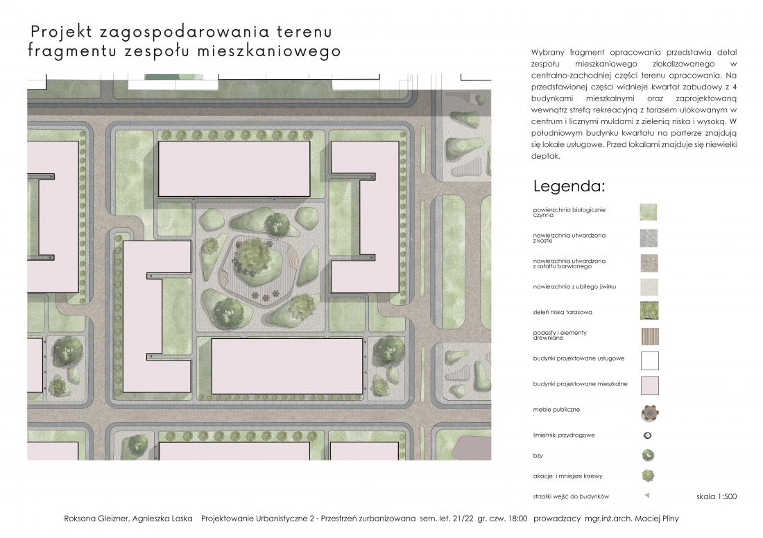 Fragment zespołu mieszkaniowego
