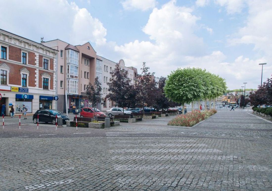 Wizualizacjia zmian na placu Wolności