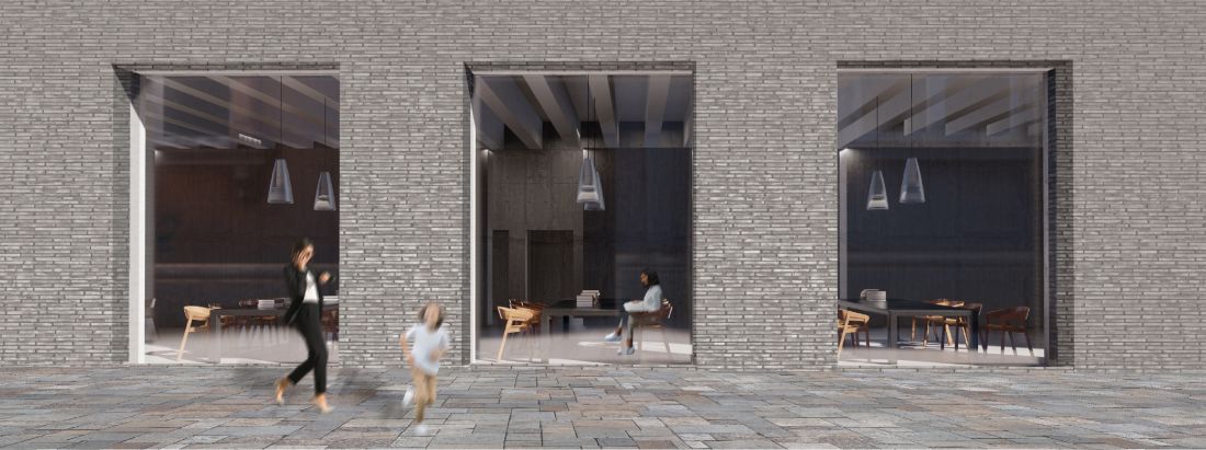 Projekt wnętrz parteru Muzeum Książąt Lubomirskich, część kawiarniana