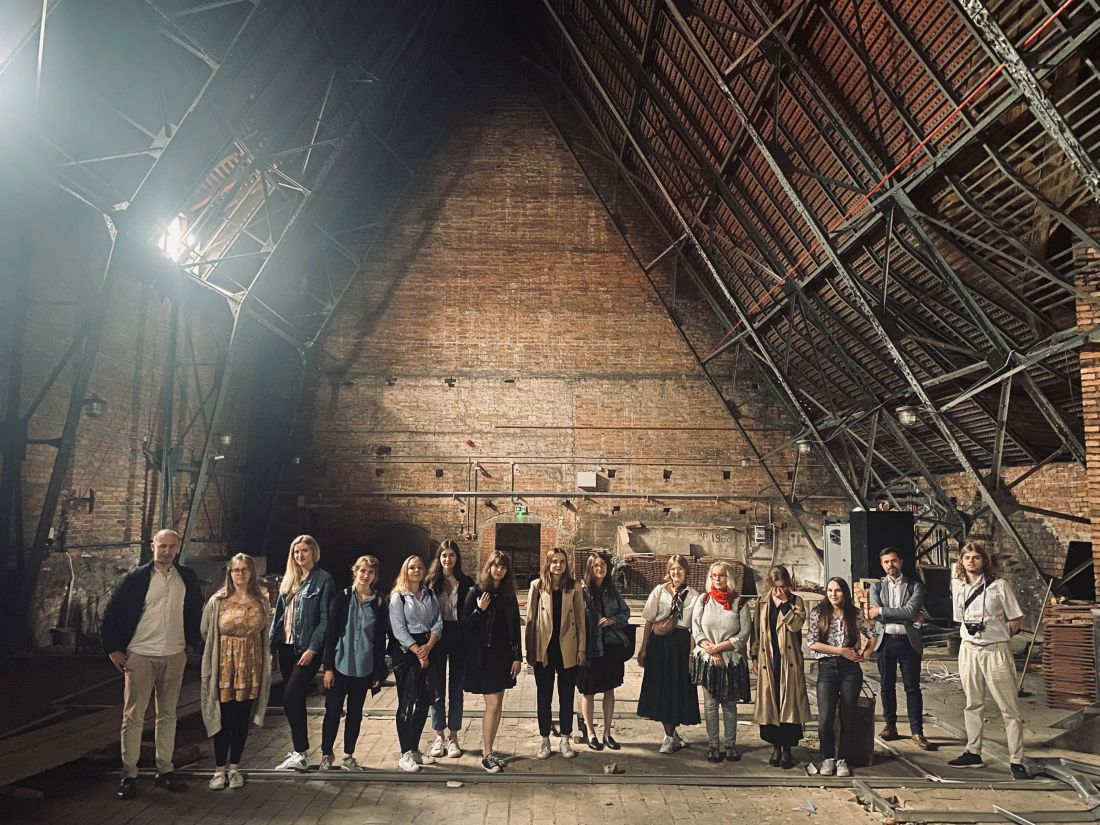 Zwiedzanie Zamku przez uczestników seminarium Wydziału Architektury Politechniki Warszawskiej 