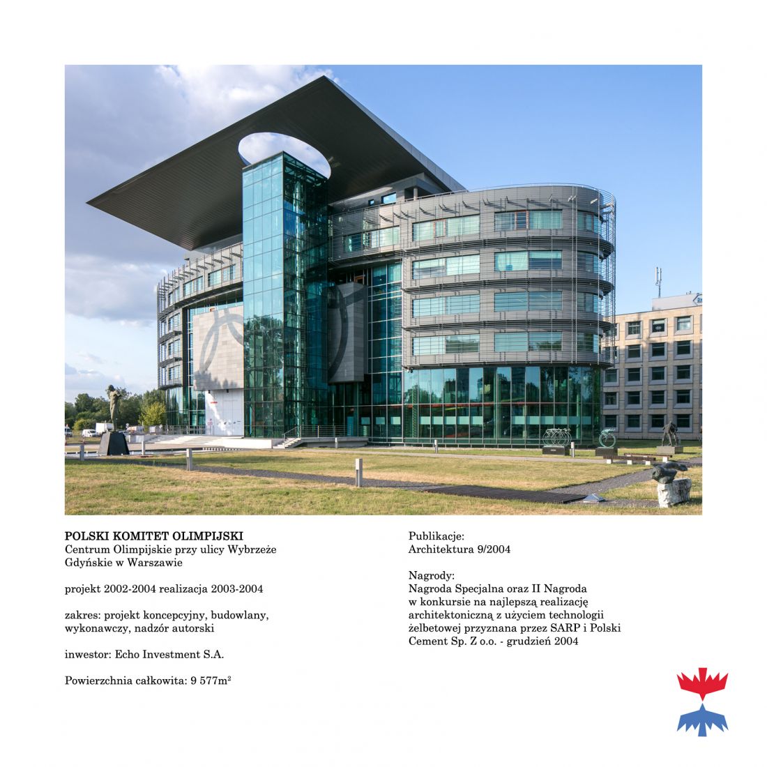 Centrum Olimpijskie w Warszawie (proj. Kulczyński Architekt)