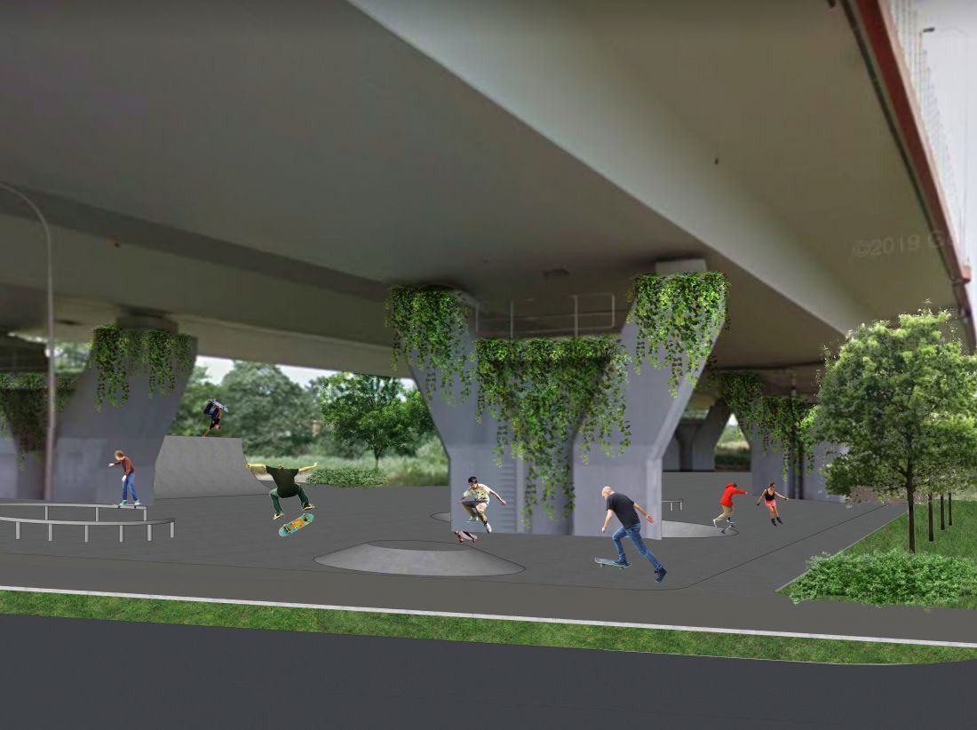 An important element was the introduction of greenery
