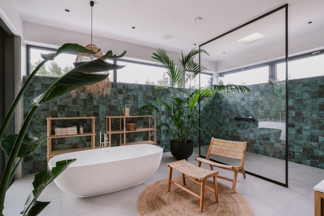 Tropical bathroom