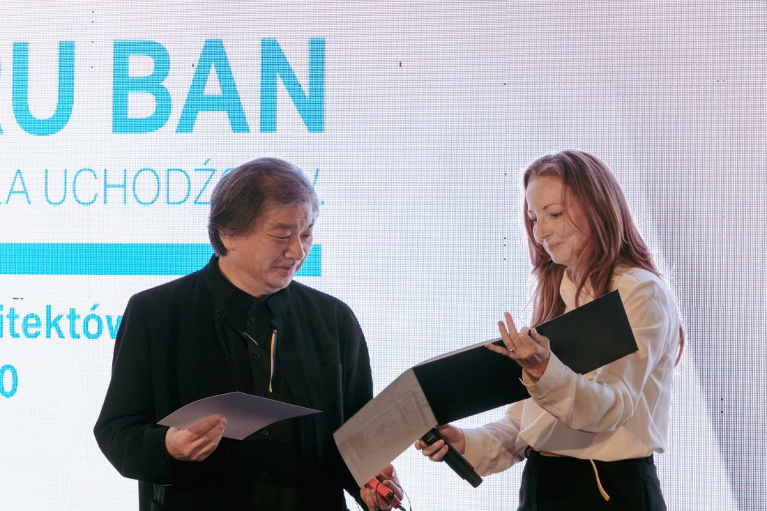 Marta Sekulska-Wronska and Shigeru Ban