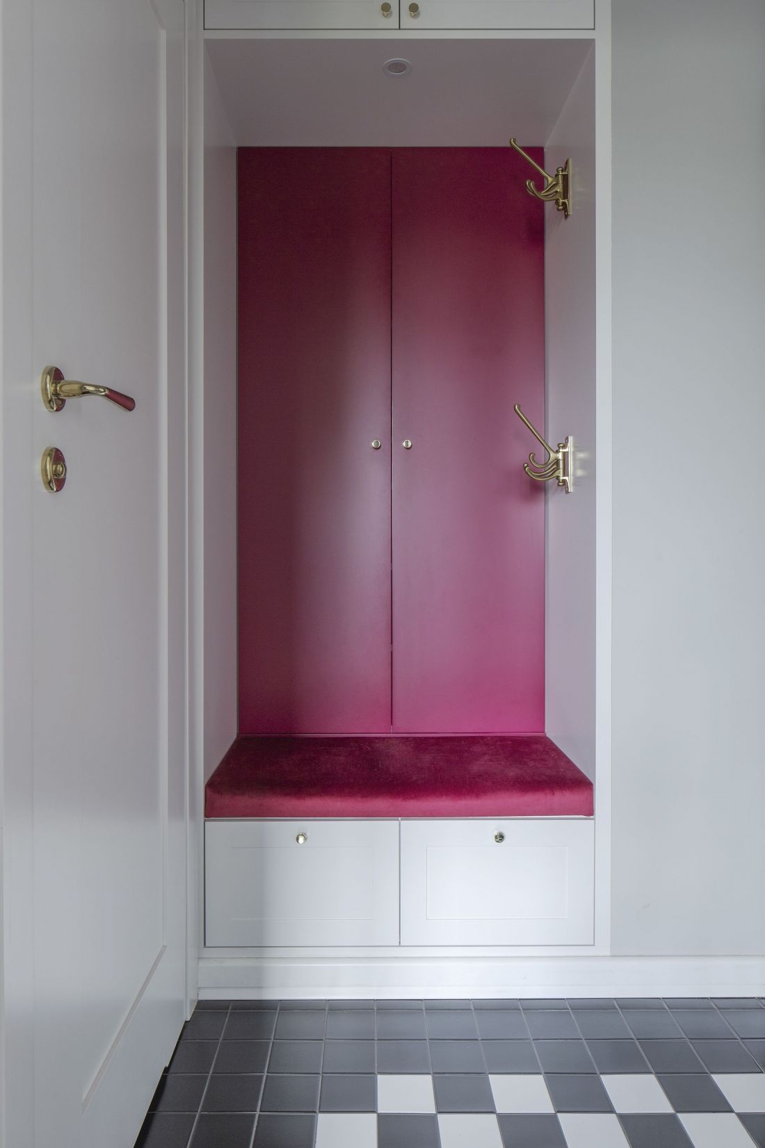 Hall closet